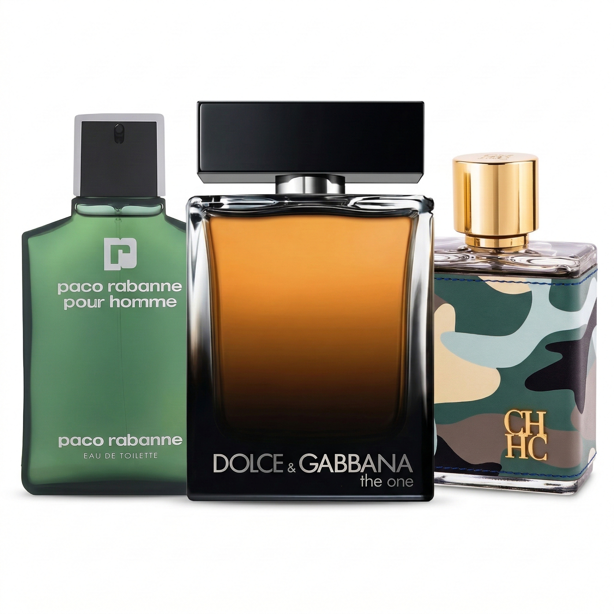 Set 3 Profumi | CH Men Africa · The One · Paco Pour Homme